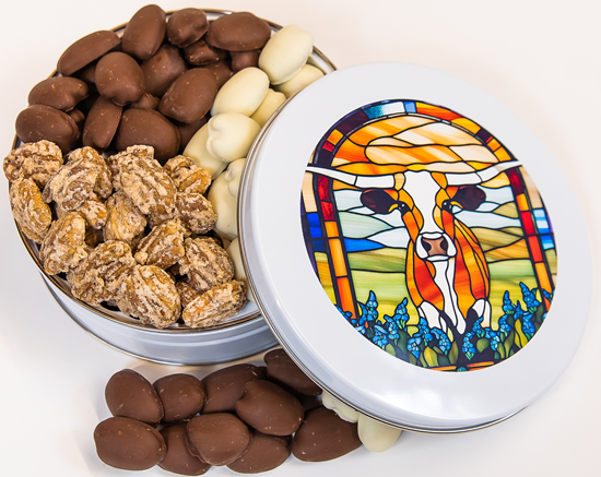 WEBSITE, CREATE YOUR OWN, STAINED GLASS LONGHORN